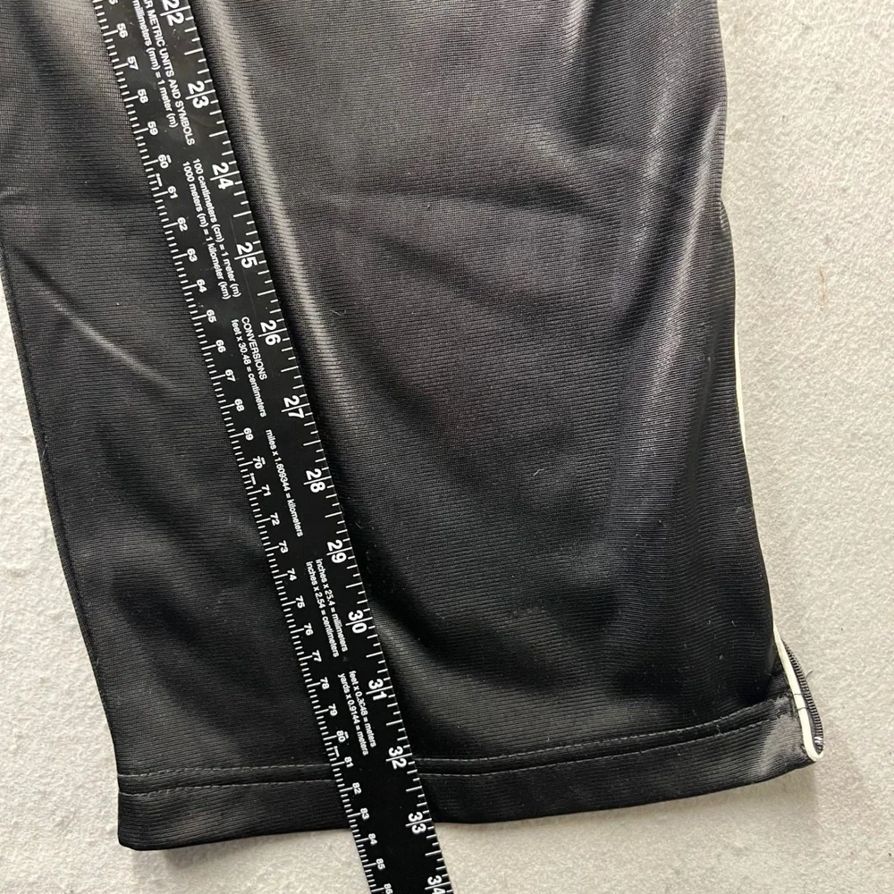 Nike Track Pants‎ Mens XXL Black White Stripe Zip Leg Athletic Warm Up 1482